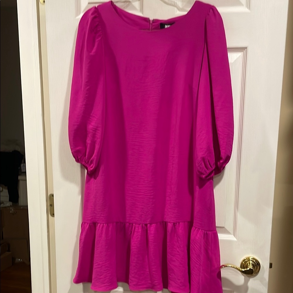 DKNY Vibrant Pink Dress